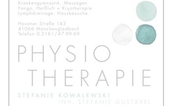 Physiotherapie Kowalewski Inhaberin Stefanie Gustävel